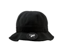 PK006 Black Terry Towelling hats fitted low style