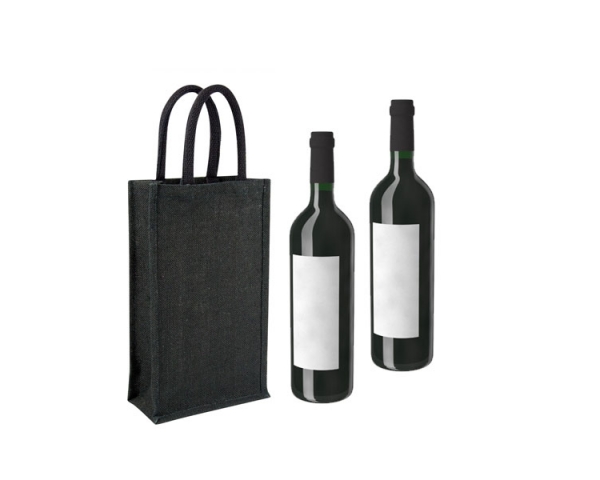 JJT011 Double Wine Jute Bag