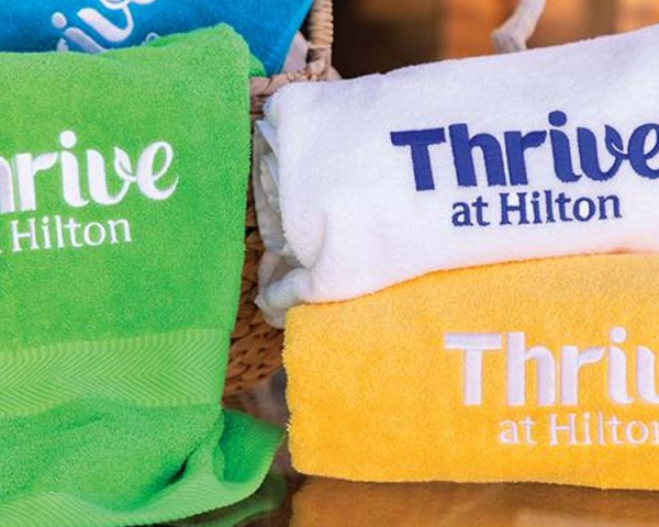 PT-048 Thrive Custom Embroidered Beach Towels