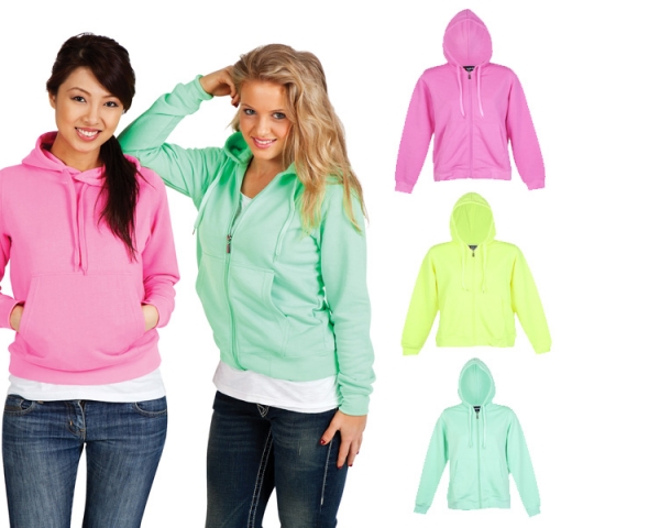 Fluorescent Hooded tops