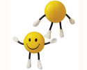 AST – 008 Smiley face stress toys