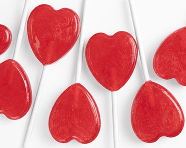 PL020 Heart Shaped lollipops