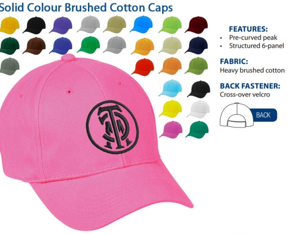 Solid colour Baseball cap
