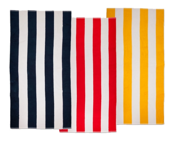 PTS002 Budget Large Striped Towels