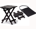 CHE-023 Pop up Bamboo Table in Black