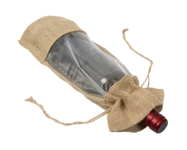 WIN - 005 Organza Window wine bag
