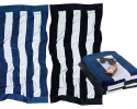 PRT-101 Black or Navy Striped Deluxe Beach Towels