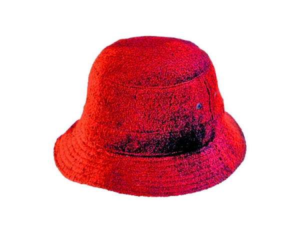PK003 Terry toweling hats red