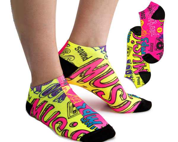 Fluorescent Ankle Socks