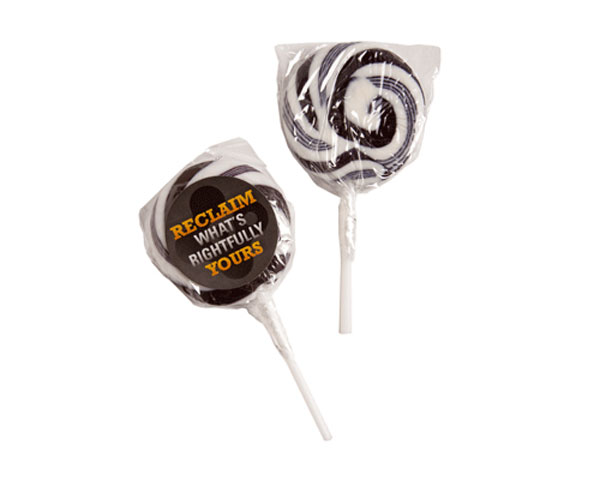 PL 013 Black and White Lollipops