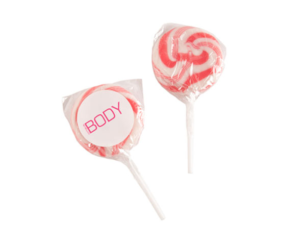 PL014 Pink and White lollipops