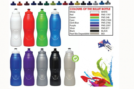 Unique design bullet sports water bottle 9 colours