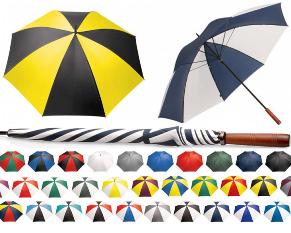 UMBPLG Bogey Golf Umbrella 30 different colourways