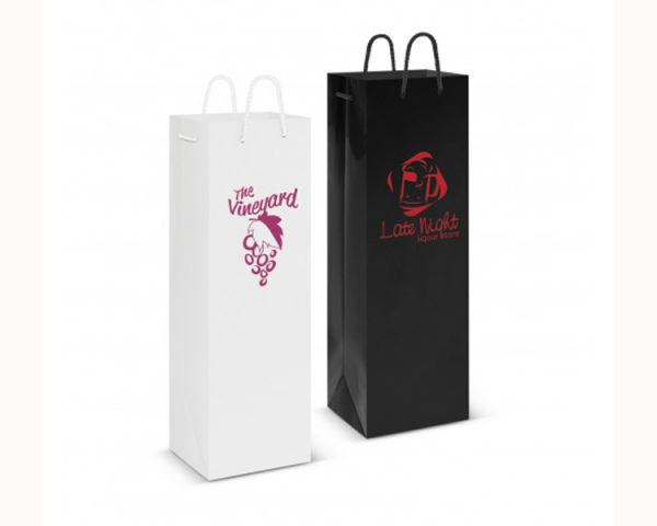 WIN - 020 Single bottle paper wine bags
