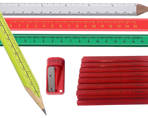 PPY-058 - Printed Carpenter Pencil Ruler Edge