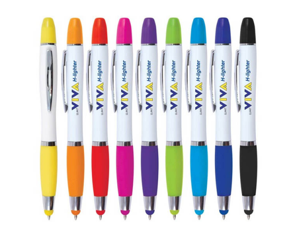 G-Force Triple Barrel Pens, Stylus & highlighter