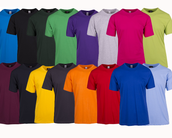 PTS - 017 Unisex Coloured T-Shirts